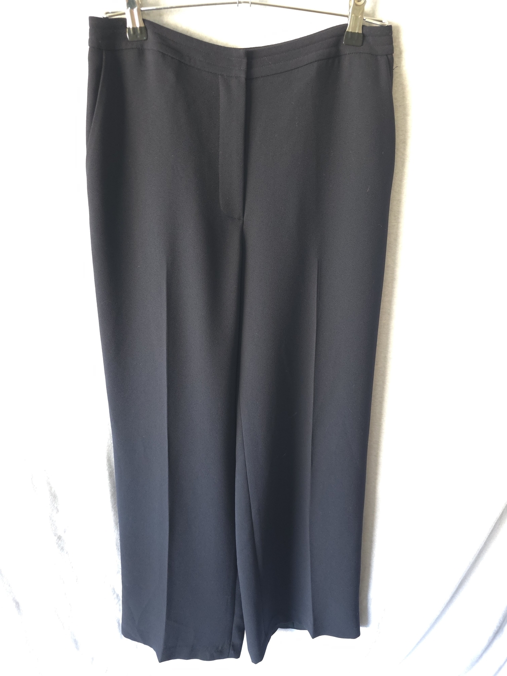 Ann Taylor Black Wide-Leg Trousers